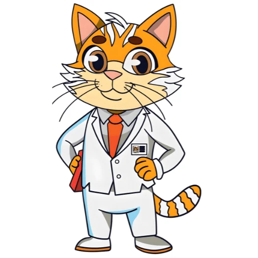 Dr. Meoow, especialista en aprendizaje visual de idiomas